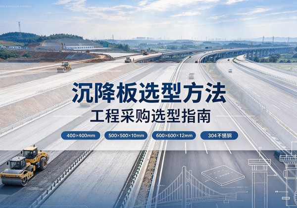 惠山沉降板选择方法
